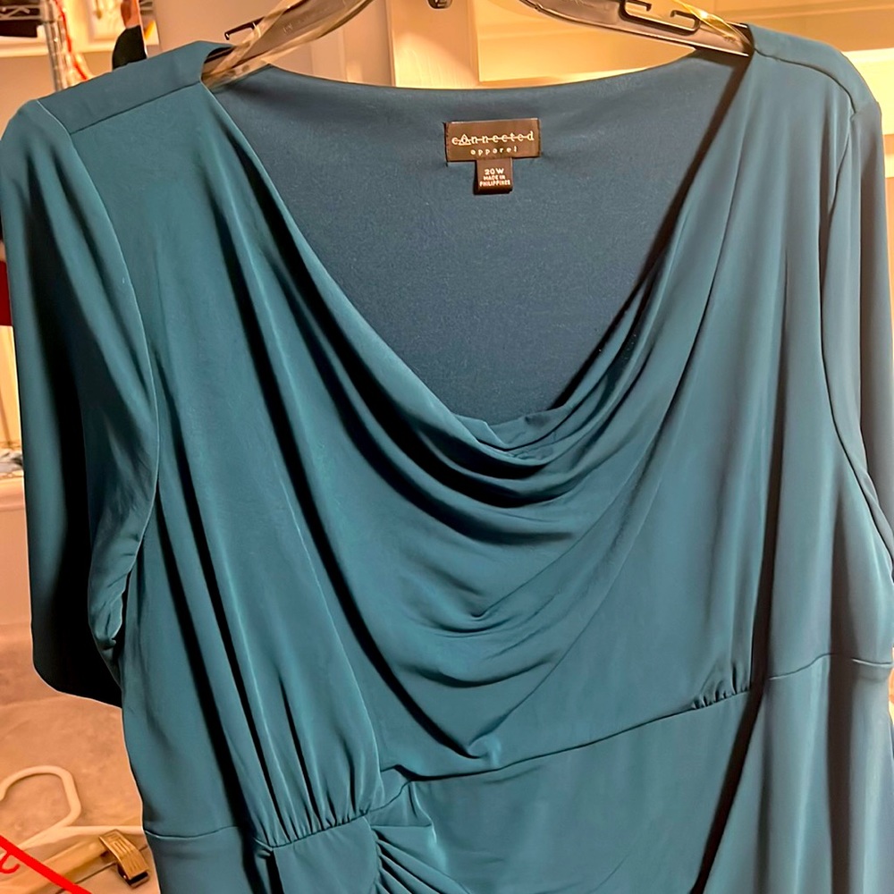 Connected Dark green dress